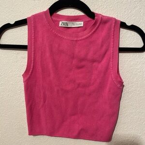 NWOT Zara ribbed crop top